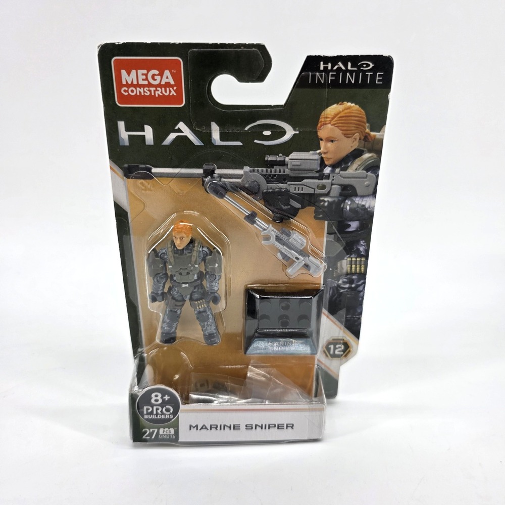 Mega Construx Halo Infinite Marine Female Sniper Series 12 Pro Builders 2020